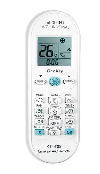 کنترل کولر گازی همه کاره 6000کد مادر KT-e08