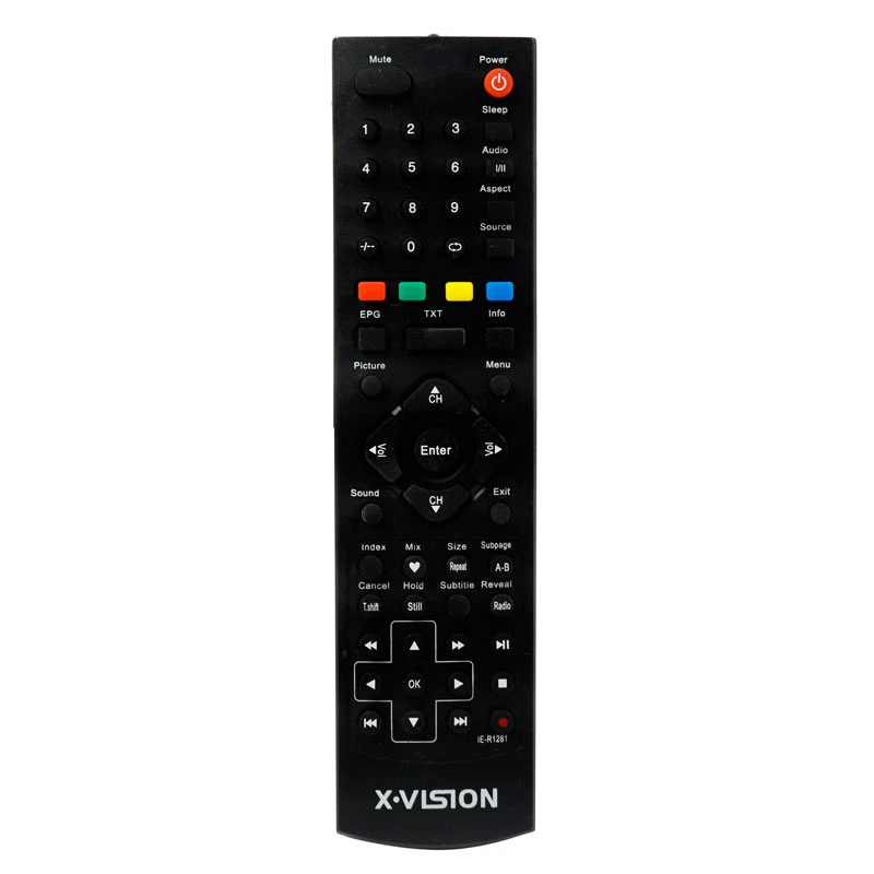   ریموت کنترل تلویزیون ایکس ویژن xvision مدل رکورد دار
